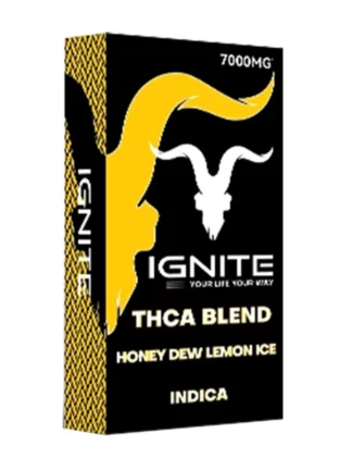 Honey Dew Lemon Ice Ignite THC-A Blend Disposable 7000mg