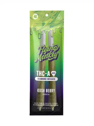 Kush Berry Flying Monkey THC-A Diamond Infused Pre-Roll 4G