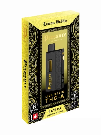 Lemon Bubble Pressure THC-A Live Resin Vape 6G