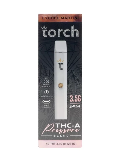 Lychee Martini Torch THC-A Pressure Blend Disposable 3.5G