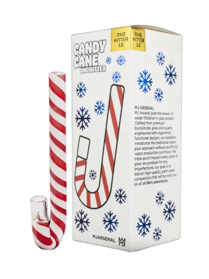 MJ Arsenal Candy Cane One Hitter Hand Pipe Box