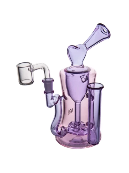 MJ Arsenal Petal Heart Mini Dab Rig side