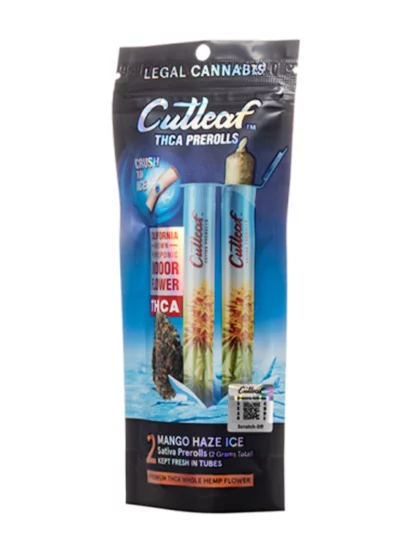 Mango Haze Ice Cutleaf THC-A Pre Rolls 2G