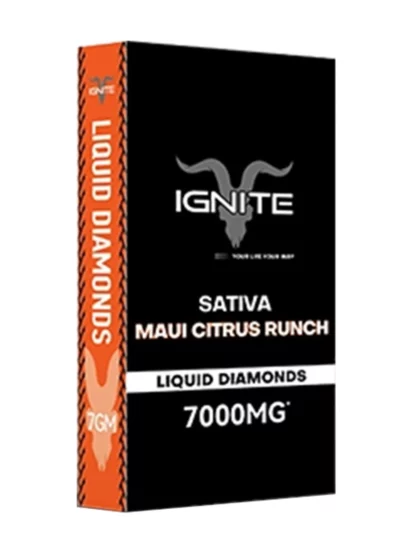 Maui Citrus Runch Ignite Liquid Diamonds Disposable 7000mg