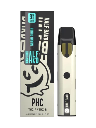 Miami Punch Half Bakd PHC + THC-P + THC-8 Disposable Vape 3G (1)