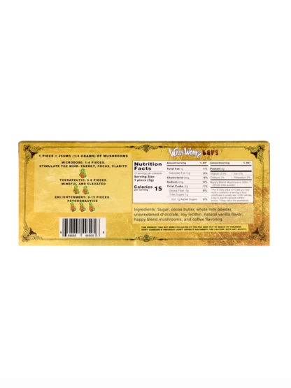 Mocha Crunch Willy Wonky Happy Blend Bars Back