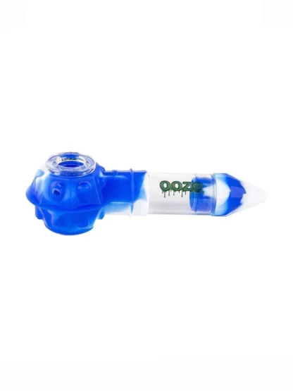 Ooze Bowser Silicone Glass Travel Pipe Coastal Blue