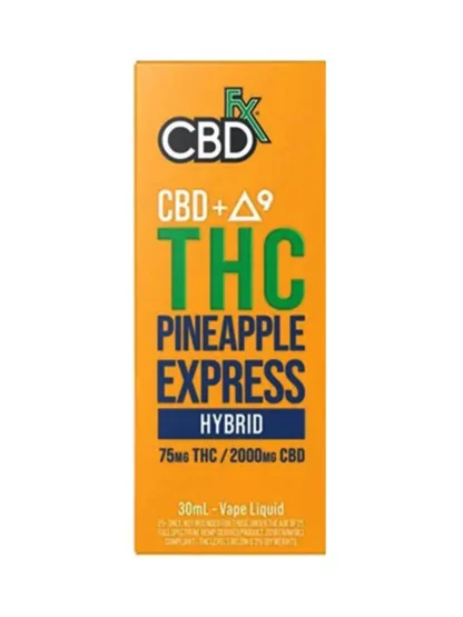 Pineapple Express CBDfx CBD + D9 THC Vape Liquid 30ml