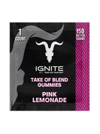Pink Lemonade Ignite Take of Blend Gummies 150mg