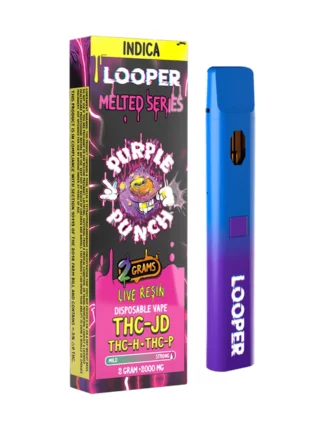 Purple Punch Looper Melted Series THC-JD+THC-H+THC-P Disposable 2G