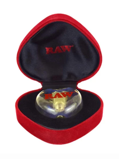 RAW Glass Heart Cone Holder