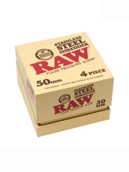 RAW Stainless Steel 4-Piece 50mm Shredder Box