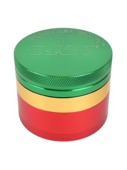 RAW x Hammercraft 4-Piece 2 Grinder Rasta