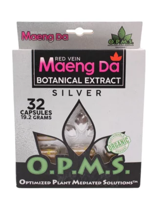 Red Maeng Da OPMS Silver Kratom Capsules 32ct
