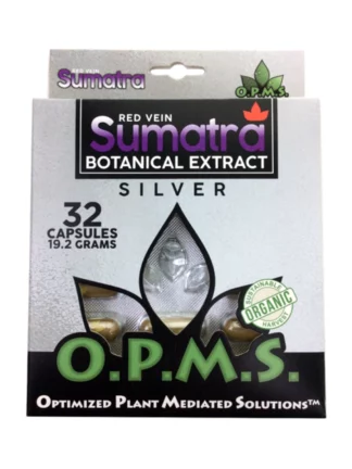 Red Sumatra OPMS Silver Kratom Capsules 32ct