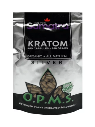 Red Sumatra OPMS Silver Kratom Capsules 480ct