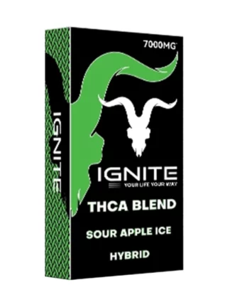 Sour Apple Ice Ignite THC-A Blend Disposable 7000mg