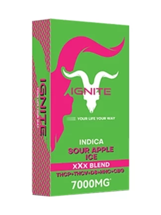 Sour Apple Ice Ignite XXX Blend Disposable 7000mg