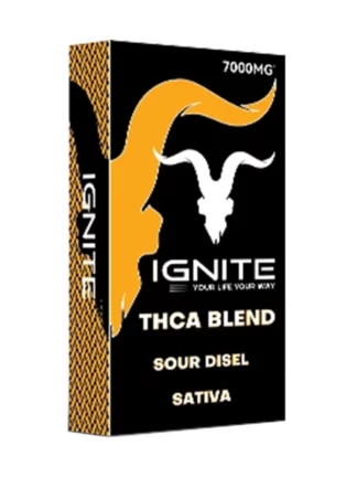Sour Diesel Ignite THC-A Blend Disposable 7000mg