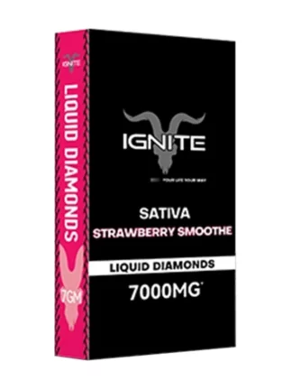 Strawberry Smoothe Ignite Liquid Diamonds Disposable 7000mg