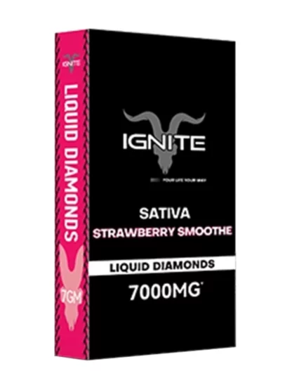 Strawberry Smoothe Ignite Liquid Diamonds Disposable 7000mg