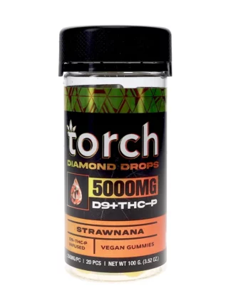 Strawnana Torch Diamond Drops Gummies 5000mg