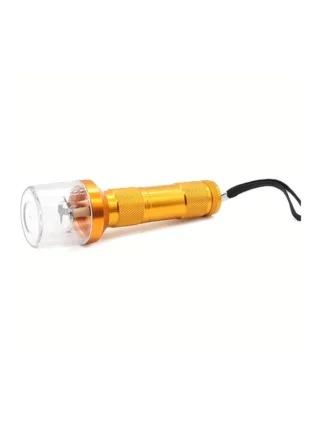 Tobacco Chopper Aluminum HandHeld Chopper Gold Orange