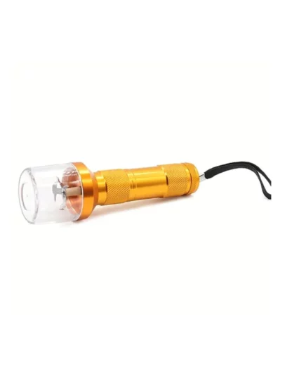 Tobacco Chopper Aluminum HandHeld Chopper Gold Orange