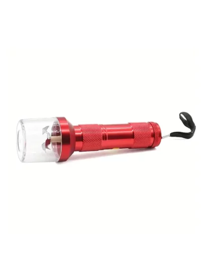 Tobacco Chopper Aluminum HandHeld Chopper red