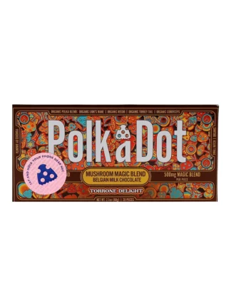 Torone Delight PolkaDot Magic Mushroom Belgian Chocolate