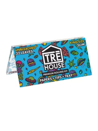 Tre House Premium Rolling Kit Ultra Unbleached Thin Papers 1 1_4