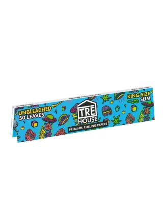 Tre House Premium Unbleached King Size Slim Rolling Papers