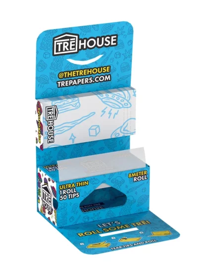Tre House Roll Up Ultra Thin Paper 8m opened