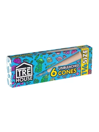 Tre House Ultra Thin Unbleached Cones 1 1_4 6cs