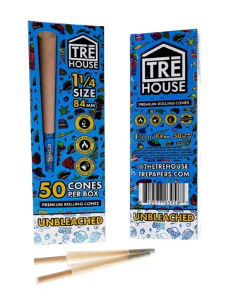 Tre House Unbleached Cones 1 14 50cs