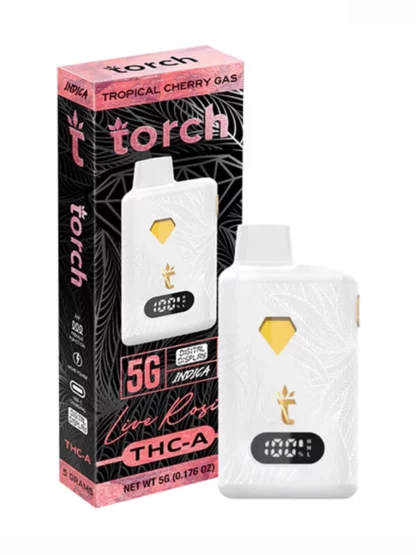 Tropical Cherry Gas Torch Live Rosin THC-A Disposable 5G