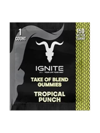 Tropical Punch Ignite Take of Blend Gummies 150mg