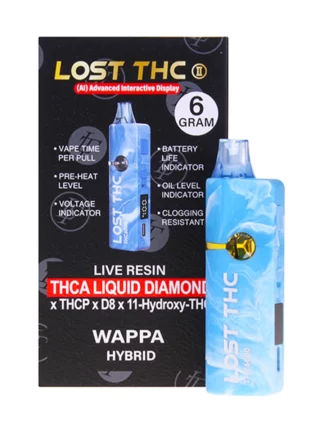 Wappa Lost THC THC-A Liquid Diamond Disposable 6G