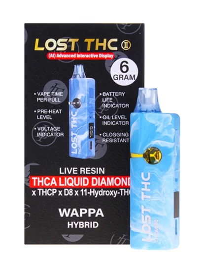 Wappa Lost THC THC-A Liquid Diamond Disposable 6G