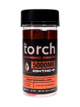 Watermelon Torch Diamond Drops Gummies 5000mg