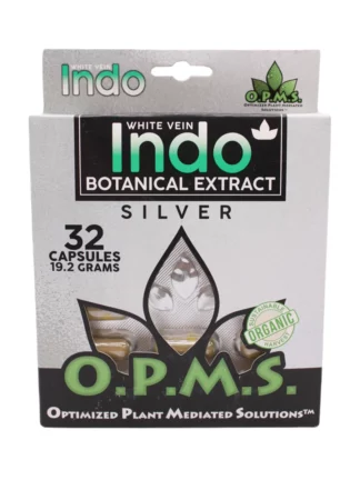 White Indo OPMS Silver Kratom Capsules 32ct
