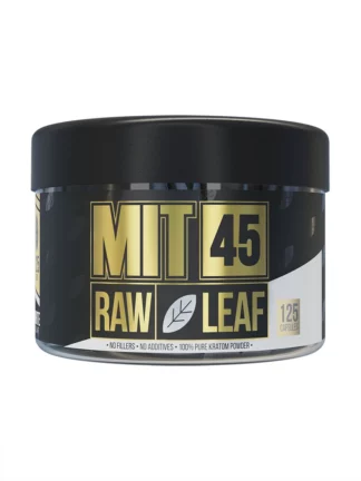 White Leaf MIT 45 Raw Kratom Powder 125G White