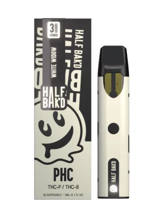 White Widow Half Bakd PHC + THC-P + THC-8 Disposable Vape 3G (1)