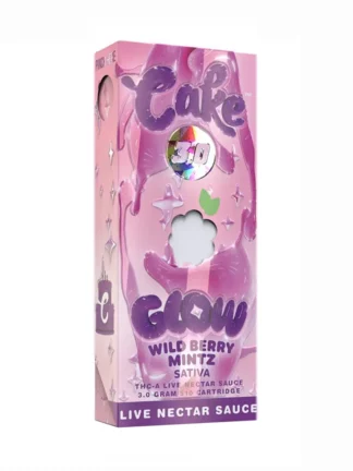 Wild Berry Mintz Cake Glow THC-A Disposable 3G
