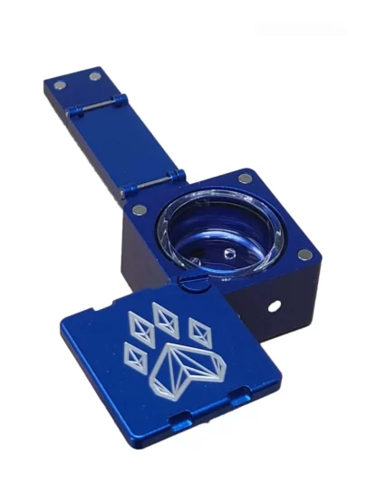 Wolf Grinders Scorpion Hand Pipe Blue