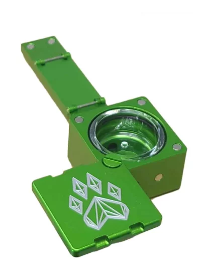 Wolf Grinders Scorpion Hand Pipe green