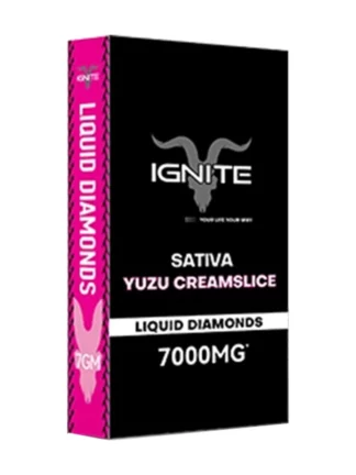 Yuzu Creamslice Ignite Liquid Diamonds Disposable 7000mg