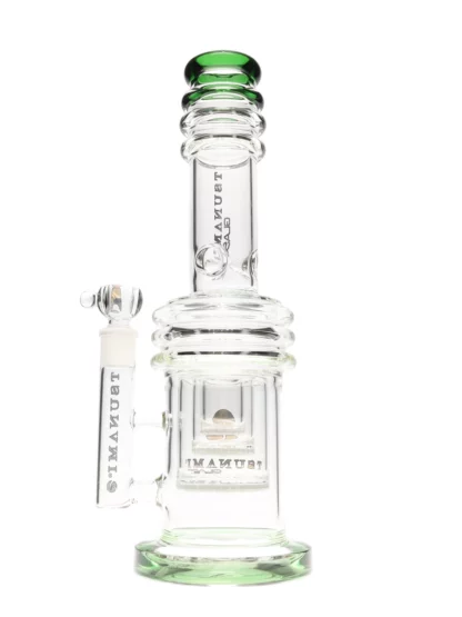 17″ Tsunami Triple Honeycomb Heart Perc Water Pipe Back