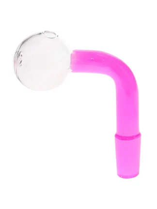 14MM Male Ark Pink Glass On Glass Oil Burner Adapter