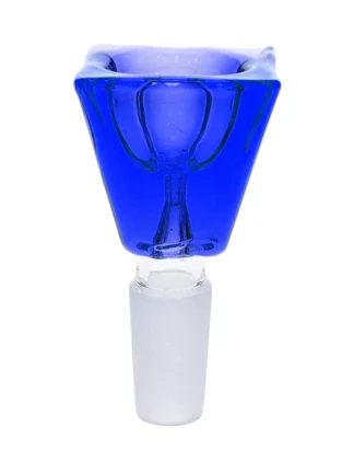 14MM Male Crystal Dark Blue Glass Bowl